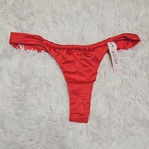 New Victoria's Secret watermelon thong string bikini small sold out VS Swim